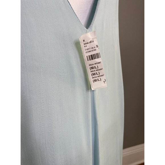 Indah Rain Simple Spaghetti Strap Maxi Dress in Ice Size M/L - Picture 8 of 10